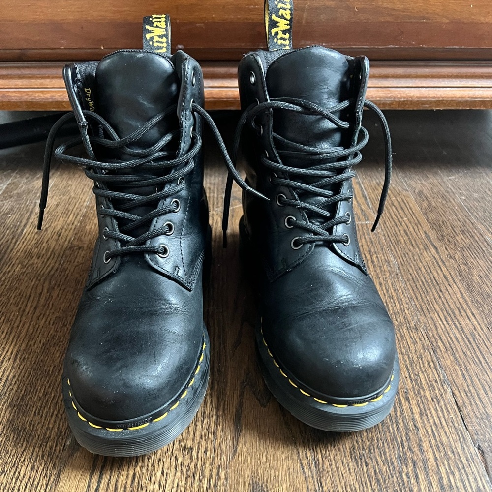 Unisex Dr Martens 1460 Waterproof Winter Outdoor Boots - Black - L 8 or M 7